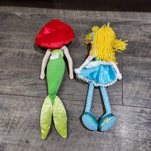Disney Princess 2006 Mettel  Cindrella 15" Ariel 18" Plush Stuffed Doll Toy - Picture 3 of 16